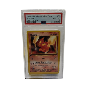 2001 Neo Revelation - Slugma #53 - PSA 8