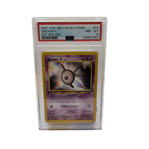 2001 Neo Revelation - Unown K #58 - PSA 8