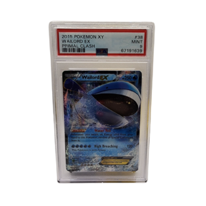 2015 XY Primal Clash - Wailord EX #38 - PSA 9