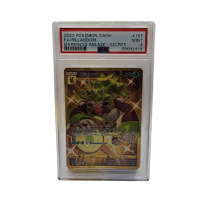 2020 Darkness Ablaze - Rillaboom #197 Secret Full Art Gold - PSA 9