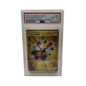 2020 Darkness Ablaze - Turbo Patch #200 Secret Full Art Gold - PSA 8