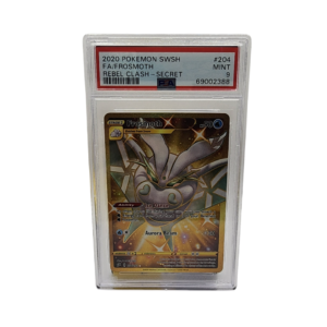 2020 Rebel Clash - Frosmoth #204 Secret Full Art Gold - PSA 9