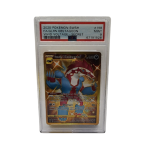 2020 Vivid Voltage - Galarian Obstagoon #198 Secret Full Art Gold - PSA 9