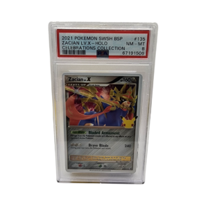2021 Celebrations - Zacian LV.X Celebrations Collection Promo #135 - PSA 8