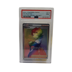 2021 Chilling Reign - Agatha #210 Secret Full Art - PSA 9