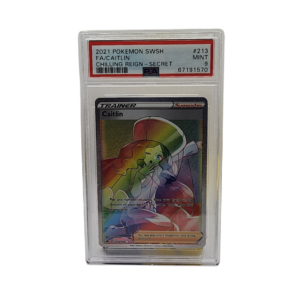 2021 Chilling Reign - Caitlin #213 Secret Full Art - PSA 9