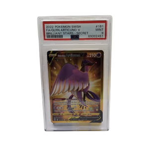2022 Brilliant Stars - Galarian Articuno V #181 Secret Full Art - PSA 9