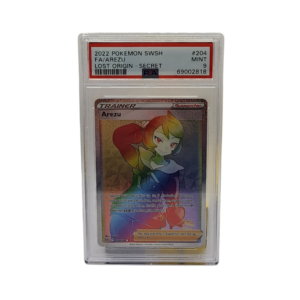 2022 Lost Origin - Arezu #204 Secret Full Art - PSA 9