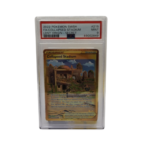 2022 Lost Origin - Collapsed Stadium #215 Secret Full Art - PSA 9