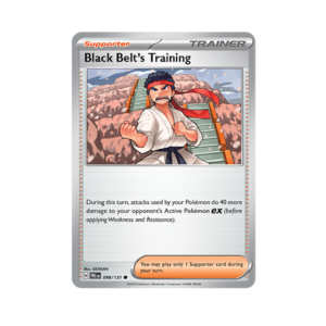 Prismatic Evolutions Black Belt's Training #98 Pokeball