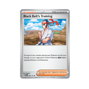 Prismatic Evolutions Black Belt's Training # 99 Pokeball