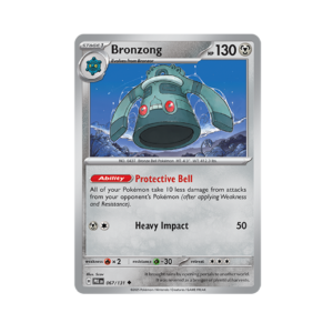 Prismatic Evolutions Bronzong #67 Pokeball