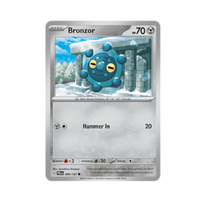 Prismatic Evolutions Bronzor #66 Pokeball