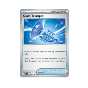 Prismatic Evolutions Glass Trumpet #110 Holo