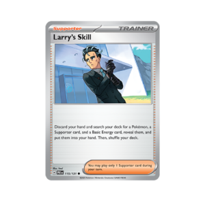 Prismatic Evolutions Larry's Skill #115 Holo