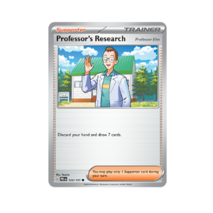Prismatic Evolutions Professor's Research #123 Pokeball