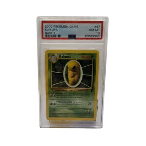 2000 Pokemon Base Set 2 Kakuna #47 PSA 10