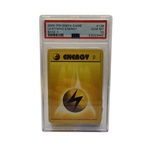 2000 Pokemon Base Set 2 Lightning Energy #128 PSA 10