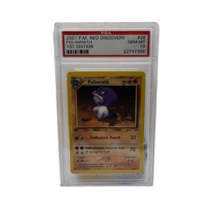 2001 Pokemon Neo Discovery Poliwrath #28 PSA 10