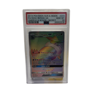 2019 Pokemon Unbroken Bonds Honchkrow GX #223 PSA 10