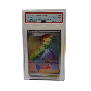 2020 Pokemon Darkness Ablaze Rose #196 PSA 10