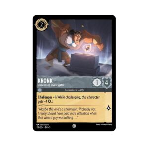 Disney Lorcana Shimmering Skies - Kronk #178