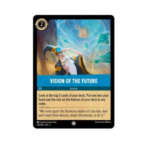 Disney Lorcana Shimmering Skies - Vision Of The Future #160