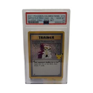 2021 Pokemon Celebrations Imposter Professor Oak #73 PSA 10
