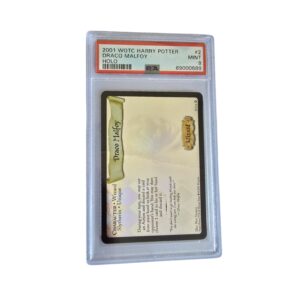 2001 WOTC Harry Potter Draco Malfoy Holo #2 PSA 9