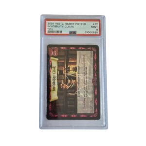 2001 WOTC Harry Potter Invisibilty Cloak Foil #12 PSA 9