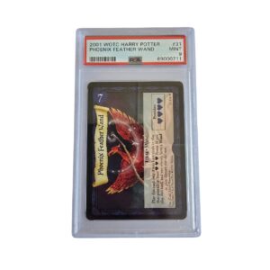 2001 WOTC Harry Potter Phoenix Feather Wand #31 PSA 9