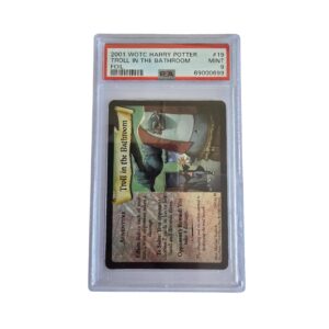 2001 WOTC Harry Potter Troll in the Bathroom Foil #19 PSA 9