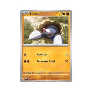 Black Bolt Drilbur Pokeball #45