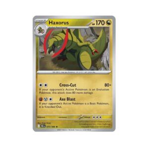 Black Bolt Haxorus Pokeball #70