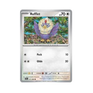 Black Bolt Rufflet Holo #77