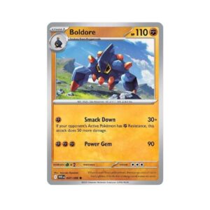 White Flare Boldore Pokeball #47
