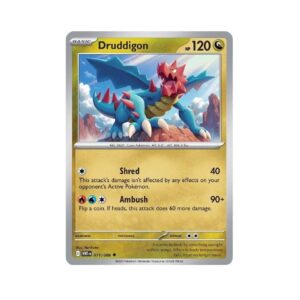 White Flare Druddigon Holo #71