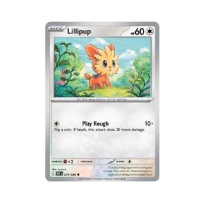 White Flare Lillipup Pokeball #74