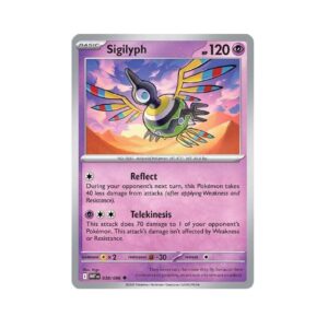 White Flare Sigilyph Holo #38