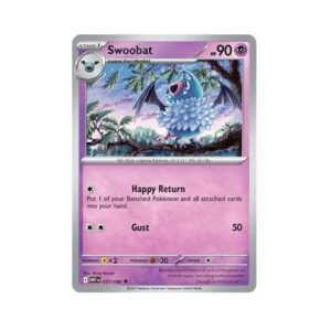 White Flare Swoobat Pokeball #37