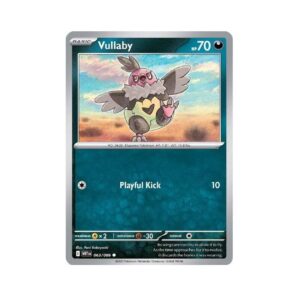 White Flare Vullaby Pokeball #63