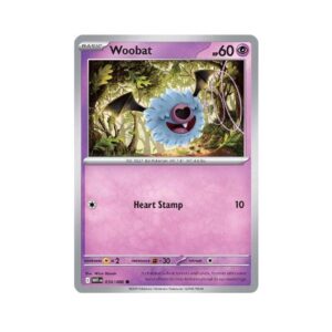 White Flare Woobat Holo #36