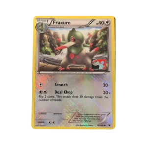 Noble Victories Fraxure Holo #87 Pokemon League