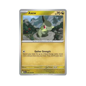 Black Bolt Axew Pokeball #68