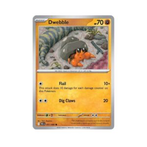 Black Bolt Dwebble Pokeball #51