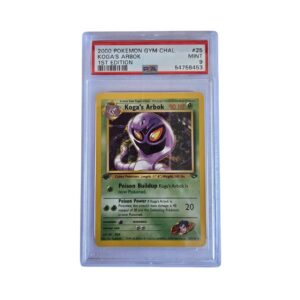 2000 Gym Challenge Koga's Arbok 1st Edition #25 PSA 9