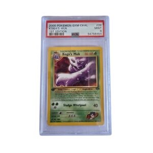 2000 Gym Challenge Koga's Muk 1st Edition #26 PSA 9
