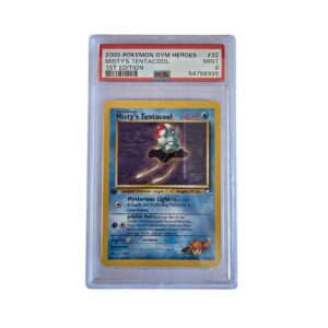 2000 Gym Heroes Misty's Tentacool 1st Edition #32 PSA 9