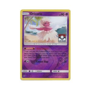 Guardians Rising Oricorio Holo #55 Pokemon League 1st Place