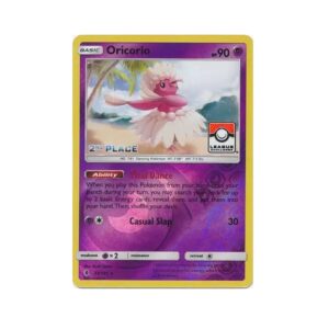Guardians Rising Oricorio Holo #55 Pokemon League 2nd Place